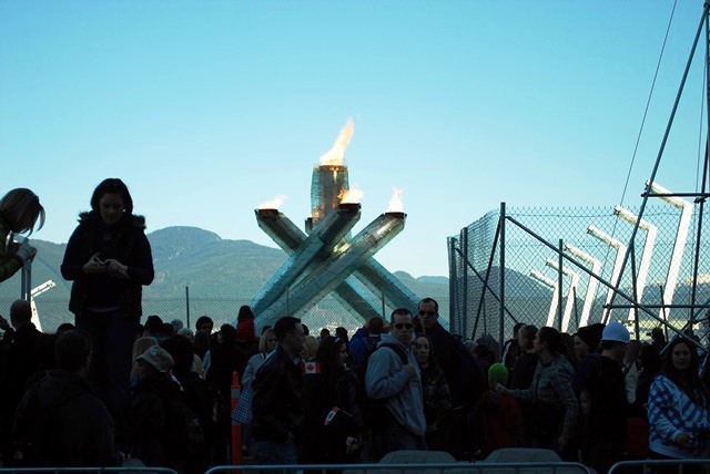 Olympic Cauldron view
